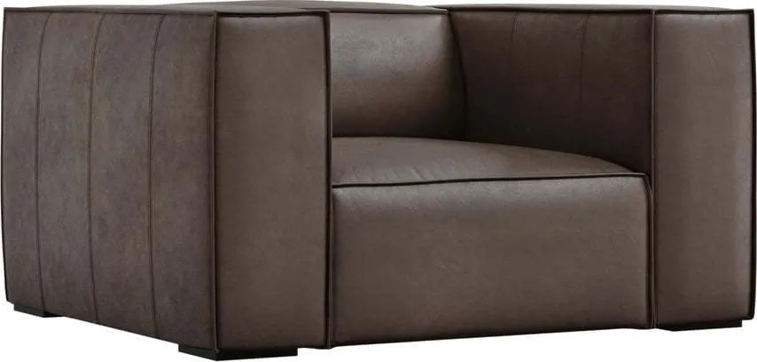 Hnědé kožené křeslo Madame – Windsor & Co Sofas