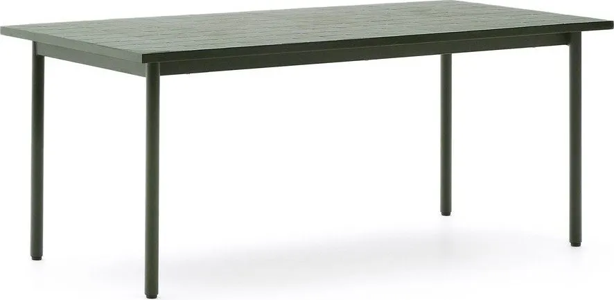 Zahradní jídelní stůl s keramickou deskou 101x223 cm Maurina – Kave Home